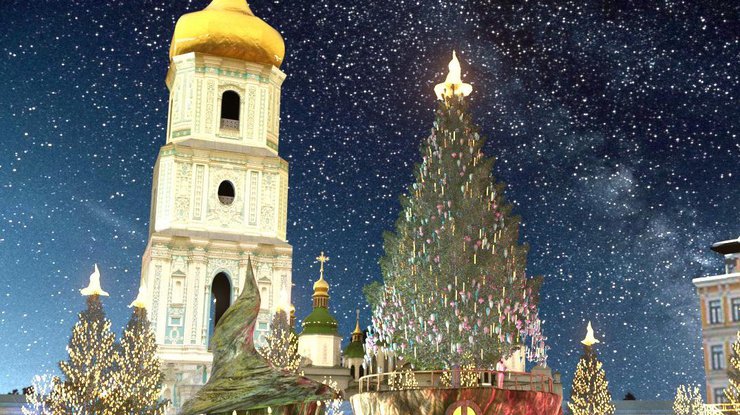 Главная елка страны/ Фото: amazing-ukraine.com