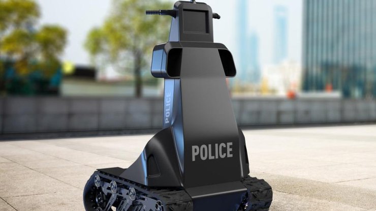 Украинская компания презентовала робота-полицейского/ Фото: ldc.org.ua