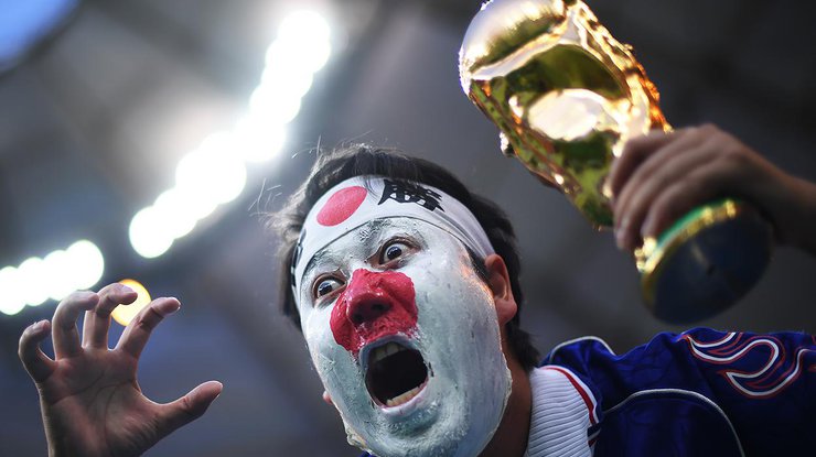 Во время матча 1/8 финала чемпионата мира по футболу между сборными Бельгии и Японии, 2 июля 2018 года/РИА "Новости"