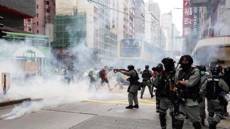 Протесты в Гонконге/Фото: scmp.com