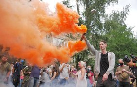 В Киеве проходит акция протеста по делу Шеремета (видео)
