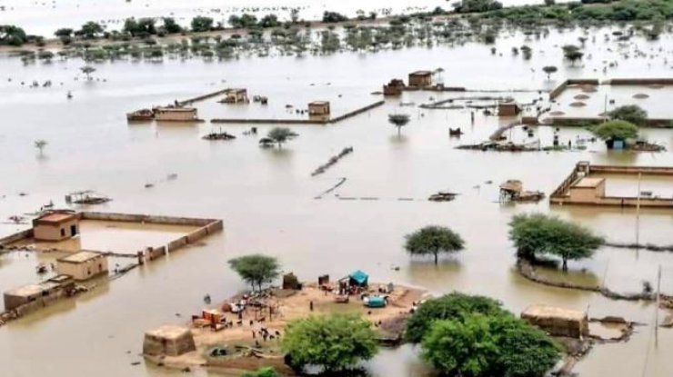 Наводнение в Судане/Фото: meteoprog
