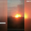 На Полтавщині вибухнув газолін: полум'я видно за кілька кілометрів