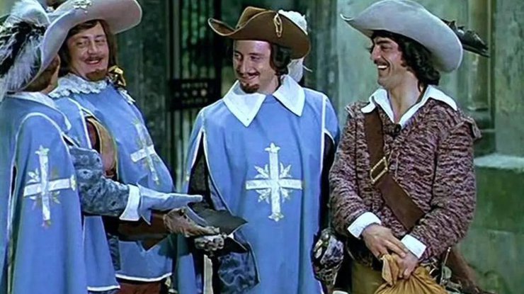 Кадр из фильма "Д’Артаньян и три мушкетера" (1978)