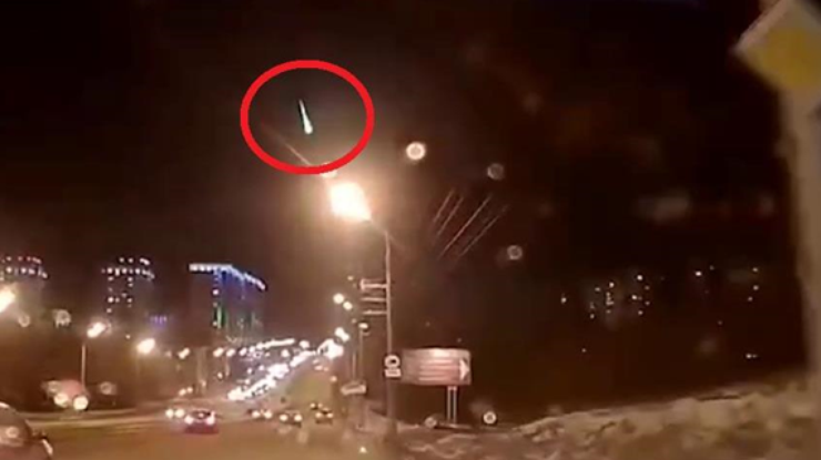 Падающий метеор в Башкирии / Фото: кадр из видео