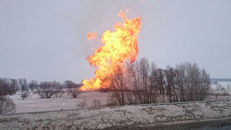 Взрыв на газопроводе/ Фото: og.ru