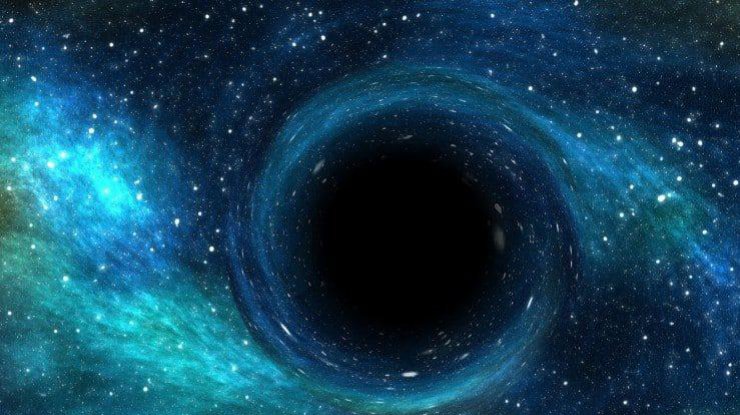 Оптическая иллюзия с "черной дырой"/ Фото: v-kosmose.com
