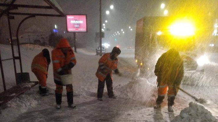 Снег в Киеве / Фото: социальные сети 