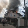 В Мукачево вспыхнула гостиница (фото)