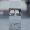 У Києві під мостом Патона прорвало трубопровід