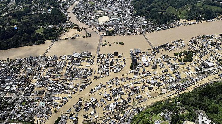 Наводнение в Японии/ фото: Известия