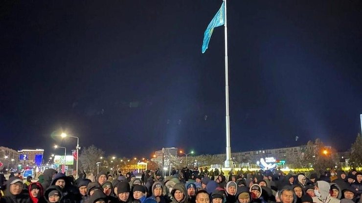 Протесты в Казахстане/ фото: secretmag.ru
