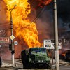 У Харкові після обстрілу палає торговельний центр
