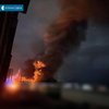 В Одесі після ракетного удару згорів торговий центр, є жертви (відео)