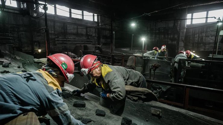 Українські шахтарі на Донбасі