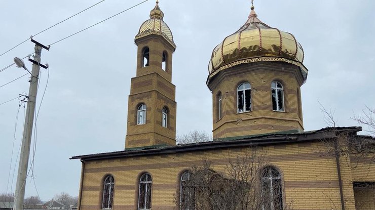 На Харківщині обстріляли православний храм
