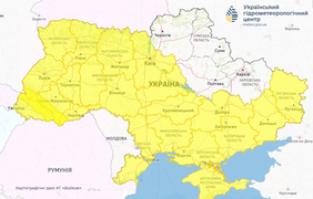 У частині України оголосили штормове попередження