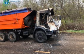 На Сумщині ворог атакував цивільну вантажівку, водій загинув