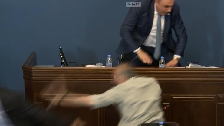 Бійка у парламенті Грузії