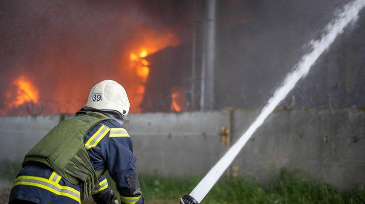 Пожежа в порту Одеси