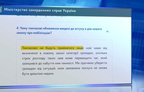 Обмеження консульських послуг: що робити українським чоловікам за кордоном