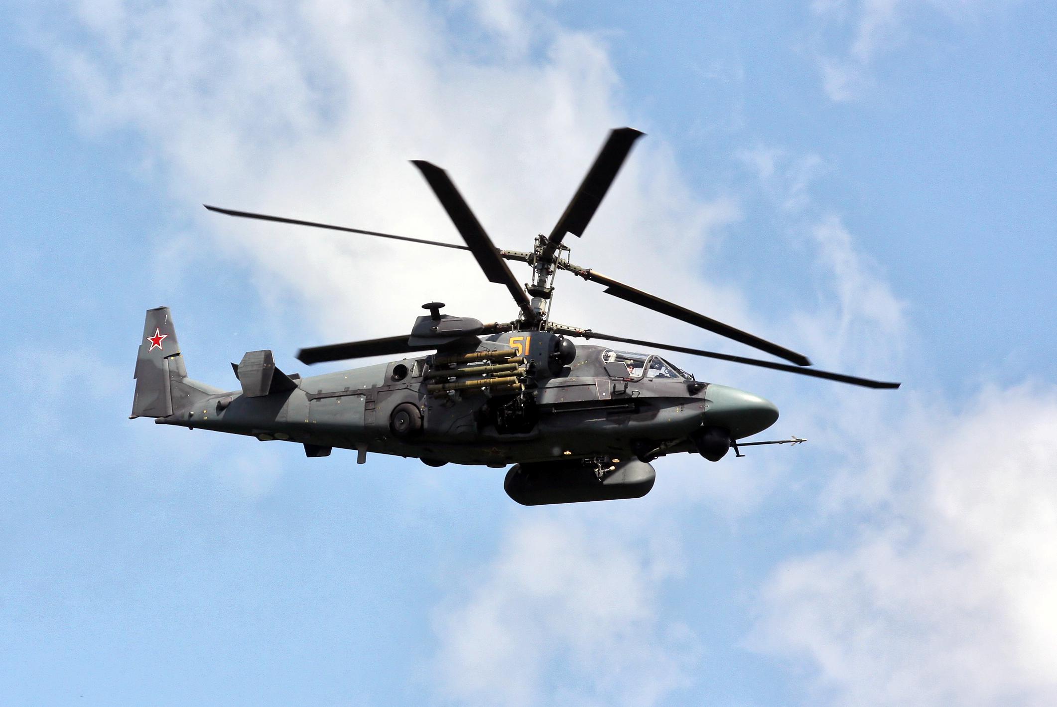 У понеділок, 13 травня, українські військові збили російський вертоліт Ка-52