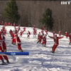 В США Санта-Клауси влаштували заїзд на лижах