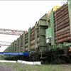 На Закарпатье не могут проверить поезд с древесиной на легальность