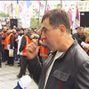 Коллектив "Укрзализныци" на митинге потребовал повышения зарплаты  