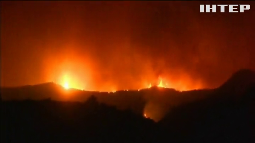 У Каліфорнії вогонь знищив 7,5 тисяч гектарів лісу