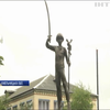 На Хмельниччині відкрили пам'ятник присвячений хлопчикові-зброєносцю
