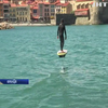 Житель Франції змайстрував електричну дошку для серфінгу