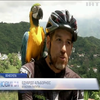 Венесуелець катає папугу на велосипеді вулицями Каракаса