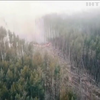 Масштабні пожежі: У Чорнобильській зоні евакуйовано жителів селища Поліське