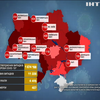 В Україні за добу на коронавірус захворіли 10 тисяч людей
