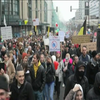 У Брюсселі відбулася акція протесту проти коронавірусних обмежень