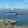 100-тонному крану вдалося відчепитися від конструкції Варварівського мосту