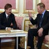 Президент Украины принял руководителя российского "Газпрома" Алексея Миллера