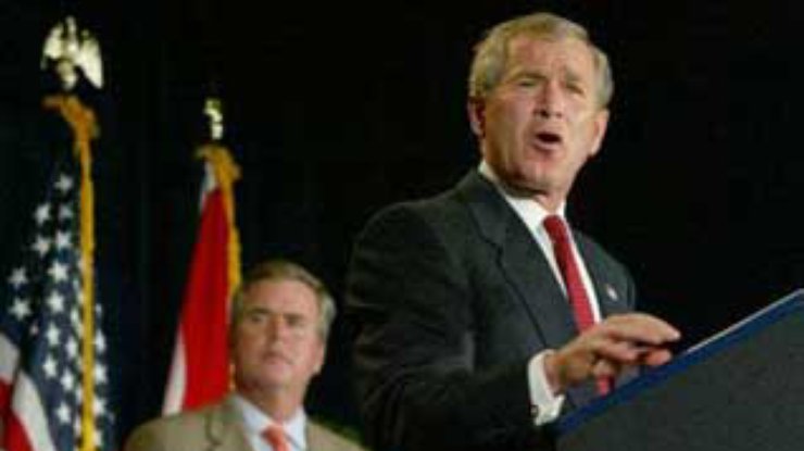 Предвыборный фонд Буша вырос до 34 миллионов долларов
