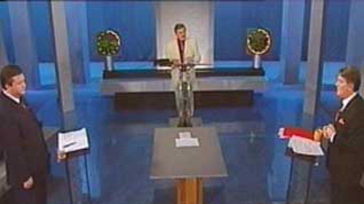 Стенограмма выступлений кандидатов в президенты Януковича и Ющенко во время теледебатов