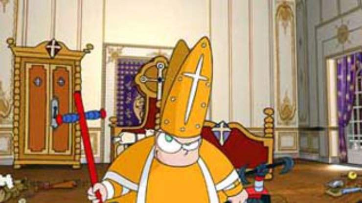 Запрещенный сатирический мультфильм о Ватикане издали на DVD
