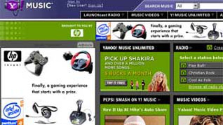 Yahoo удваивает цену музыки