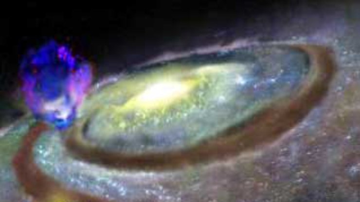 Радиоастрономы нашли висящий над Галактикой пузырь