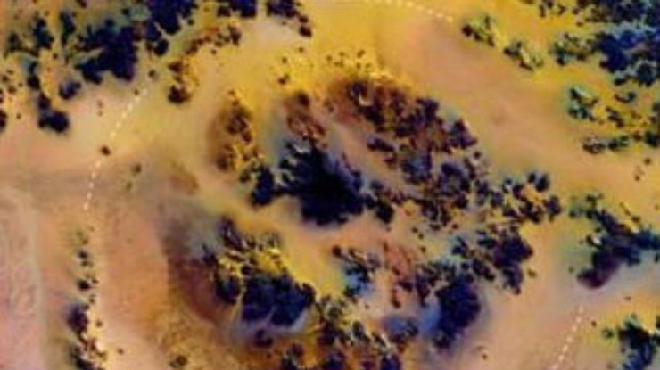 В Сахаре найден гигантский кратер