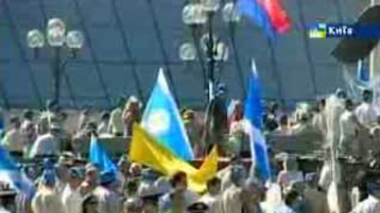 На Майдане протестуют 10 тысяч представителей Федерации профсоюзов