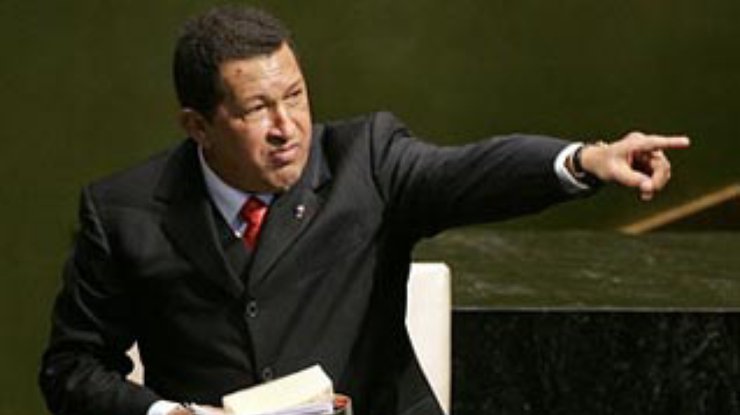 Уго Чавес назвал президента США дьяволом