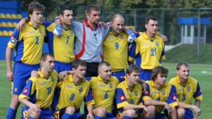 Украинская фан-сборная переиграла шотландцев