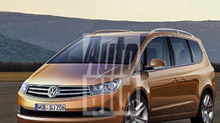 Новый Volkswagen Sharan появится через год