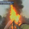 На нефтебазе во Львове загорелись цистерны с бензином