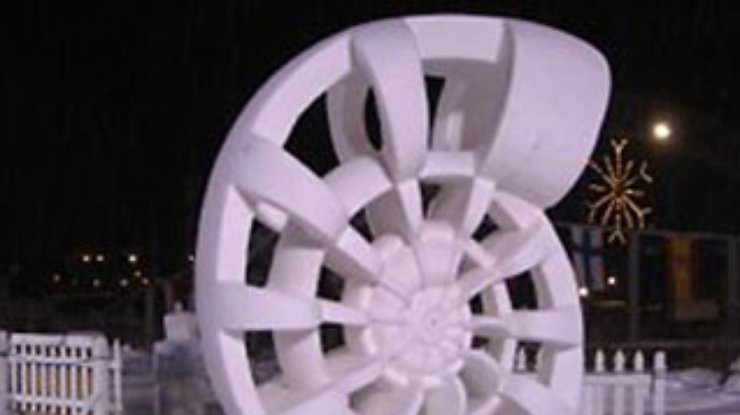 В Чехии состоялся международный конкурс снежных скульптур